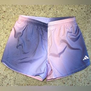 NEW Adidas Girls Lt Pink / Lt Purple Athletic Shorts
